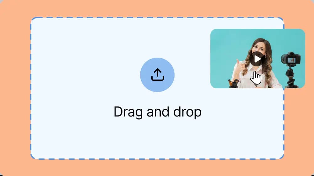 1. Upload video to TheVideoEditor